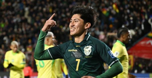 Bolivia se prepara para el repechaje. / Foto: AFP.