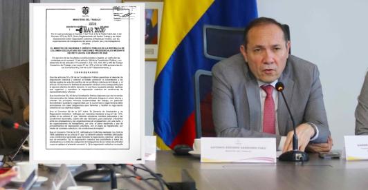 Gobierno expide decreto 0234 sobre libertad sindical. / Fotos: MinTrabajo.