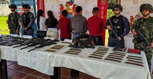 Disidencias de Iván Mordisco en Antioquia. / Foto: MinDefensa.