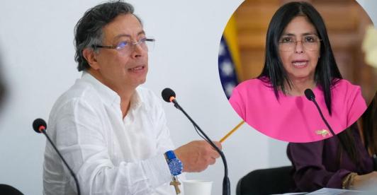 Encuentro entre Gustavo Petro y Delcy Rodríguez el viernes 13 de marzo