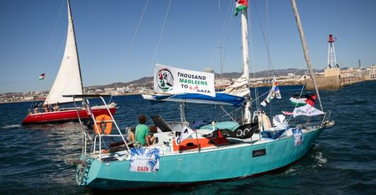 Flotilla Thousand Madleens. / Foto: AFP.