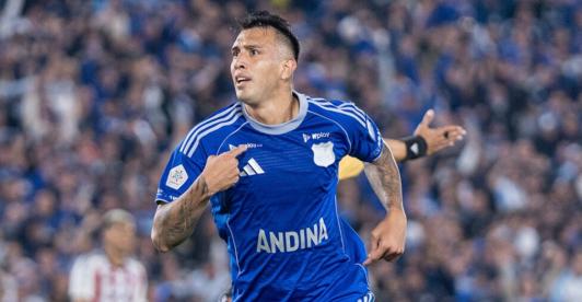 Rodrigo Contreras, jugador de Millonarios. / Foto: Millonarios website.