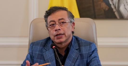 Petro sobre el cese al fuego en Medio Oriente. / Foto: Presidencia.