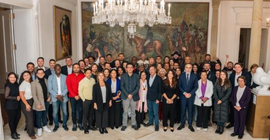 Petro con congresistas del Pacto Histórico. / Foto: X Gustavo Petro.