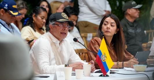 Petro sobre consulta previa de la Línea Negra. / Foto: Presidencia.