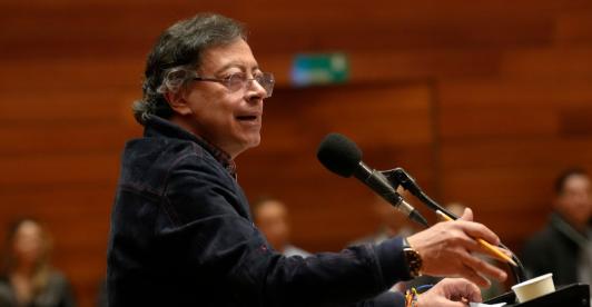 Petro sobre economía colombiana.  / Foto: Presidencia.