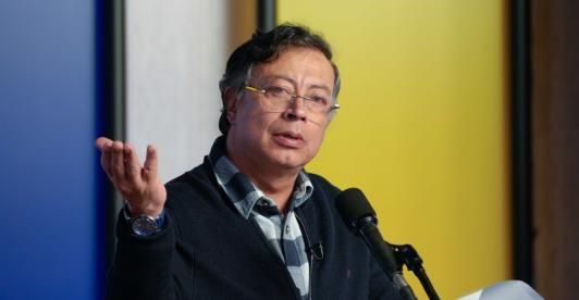 Petro sobre el escrutinio final de las elecciones. / Foto: Presidencia.