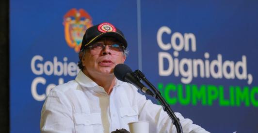 Petro sobre reunión de Colombia y Venezuela. / Foto: Presidencia.