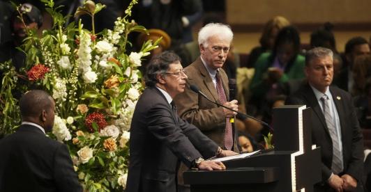 Presidente Petro le sugirió a Trump apartarse de Netanyahu.