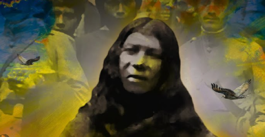 imagen de Manuel Quintín Lame, en el documental biográfico Quintín Lame, Raiz de los Pueblos