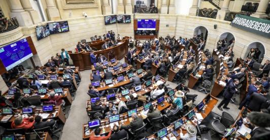Así quedó conformado el Senado. / Foto: AFP.