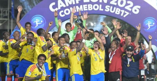 Colombia sub 17. / Foto: AFP.