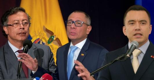  Petro le pidió a Noboa liberar a Jorge Glas