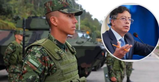 Presidente Petro firma decreto de aumento histórico para soldados y patrulleros, con alzas de hasta el 23% anual