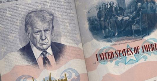 Rostro de Trump en los pasaportes de EE.UU. desata una ola de críticas