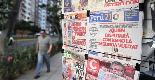 Elecciones presidenciales de Perú se reanudaron este lunes.