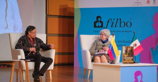 FILBo: Petro en el lanzamiento del libro de Claudia Sheinbaum