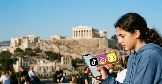 Grecia prohibirá el uso de redes sociales a menores de 15 años