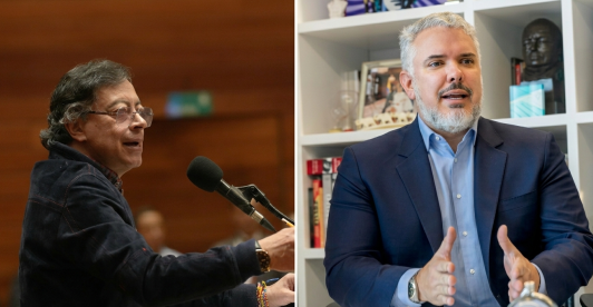 Petro responde a Duque por pedido de suspender al Ministro de Hacienda