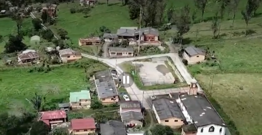 fotografía panorámica de zona rural del municipio de La Calera