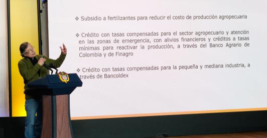 Medidas frente a altas tasas de interés del Banco de la República.