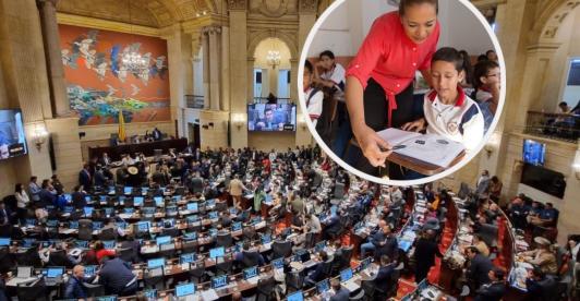 Mesada 14 en Cámara de Representantes. / Fotos: Cámara de Representantes y Radio Nacional.