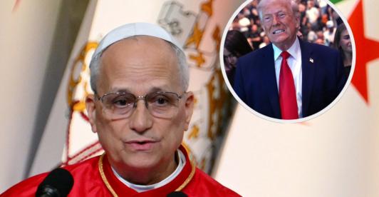 Papa León XIV le responde a Trump. / Fotos: AFP.