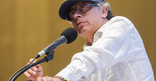 Presidente Petro en la Cumbre Democracia Siempre. / Foto: Presidencia.