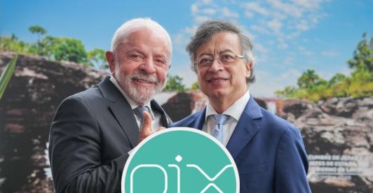 Petro pide a Brasil funcionamiento de sistema PIX. / Fotos: Presidencia y PIX Internacional.