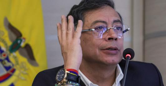 Petro sobre desinformación sobre impuesto predial. / Foto: Presidencia.