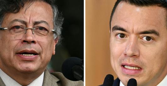 Petro sobre Noboa y nexos con narcotraficantes en Ecuador. / Foto: AFP.