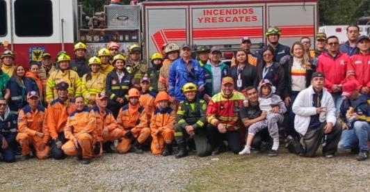 Rescate en Monserrate. / Foto: Idiger.