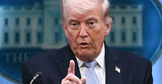 Trump amenaza a Irán. / Foto: AFP.