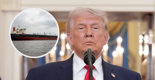 Trump sobre Estrecho de Ormuz en Irán. / Fotos: AFP.