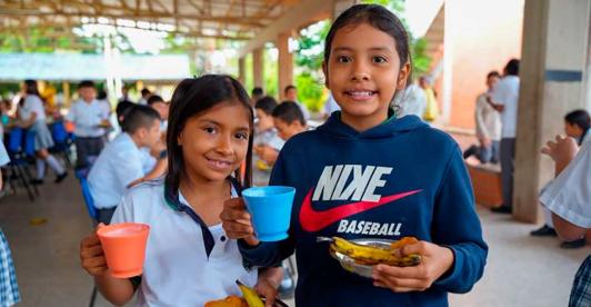 Alimentación escolar en Guaviare ya tiene cobertura total