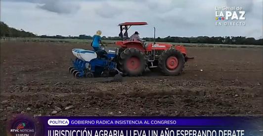 Gobierno insiste en destrabar proyecto de jurisdicción agraria estancado en el Congreso desde 2024