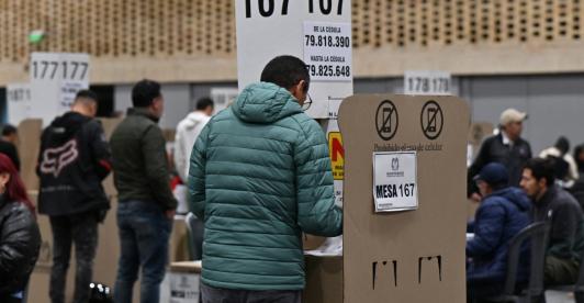 Ley seca en elecciones presidenciales. / Foto: AFP.