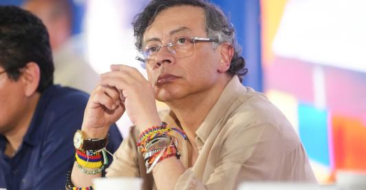 Petro señala a Ecuador de sabotear el proceso de paz. / Foto: Presidencia.