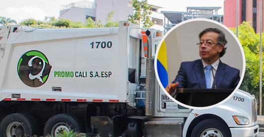 Petro sobre sanción de la SIC en Cali. / Fotos: PromoValle y Presidencia. 