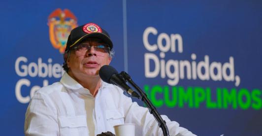 Petro sobre devolución de impuestos a generadoras de energía. / Foto: Presidencia.