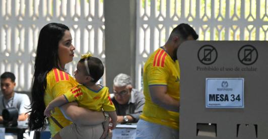 Camiseta de la selección Colombia. / Foto: AFP.