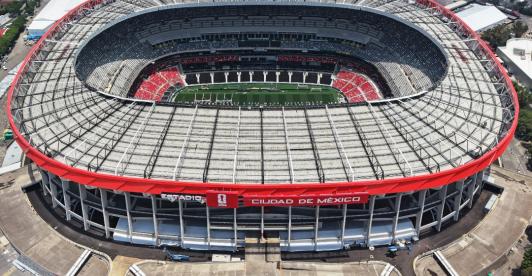 Estadio Azteca para inauguración del Mundial. / Foto: AFP.