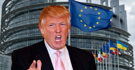 Amenaza de Trump a Europa: aranceles del 100% si activan impuestos digitales