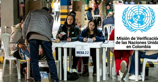 Misión de la ONU en Colombia destaca jornada electoral pacífica y pide una segunda vuelta sin violencia