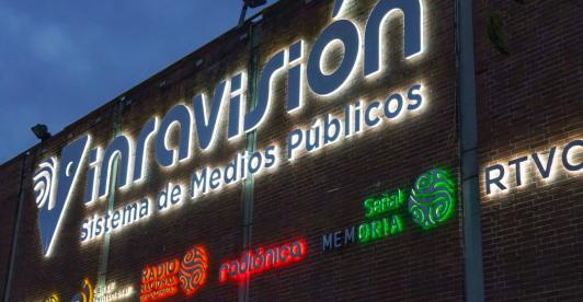 Inravisión para debate presidencial. / Foto: Inravisión.