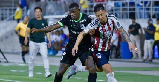 Junior y Nacional disputarán este martes la primera final del fútbol colombiano