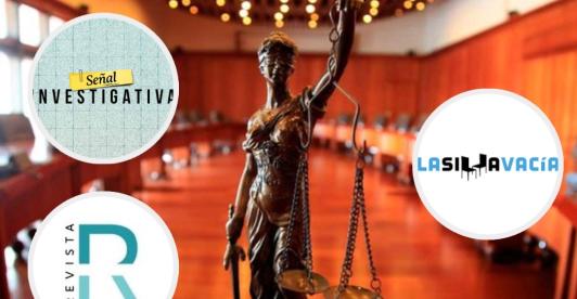 Justicia para Inravisión y Revista Raya. / Foto: Sala de Casación y logos de redes sociales.
