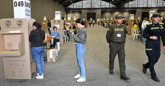 Ley seca en Bogotá en la segunda vuelta. / Foto: AFP.