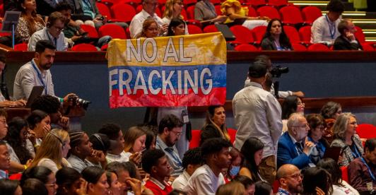 No al fracking desde la ONU. / Foto: AFP.