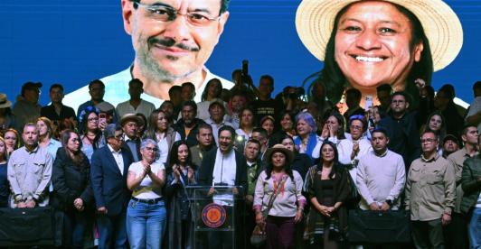 Oposición del pacto histórico. / Foto: AFP.